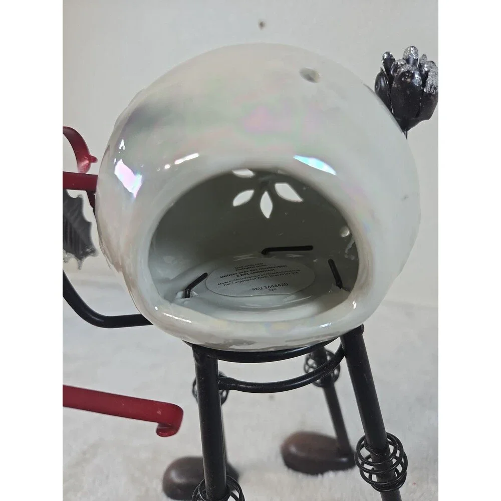 Rare Vintage Pier 1 Imports Reindeer Bobblehead Tealight Candle Holder